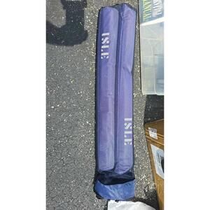ISLE roof rack covers with straps.